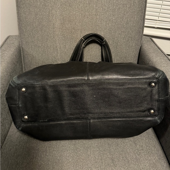 Coach F13733 Soho Pleated Leather Large Business Shoulder Tote Bag - Picture 3 of 5